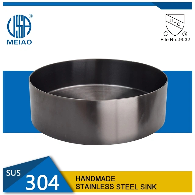 Round Stainless Steel Bathroom Basin