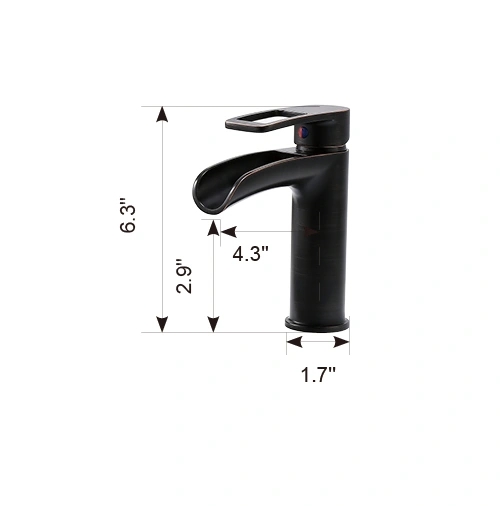 Black Faucet Single Hole