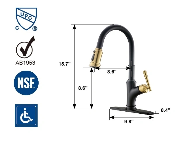 304 Stainless Steel Kitchen Faucet