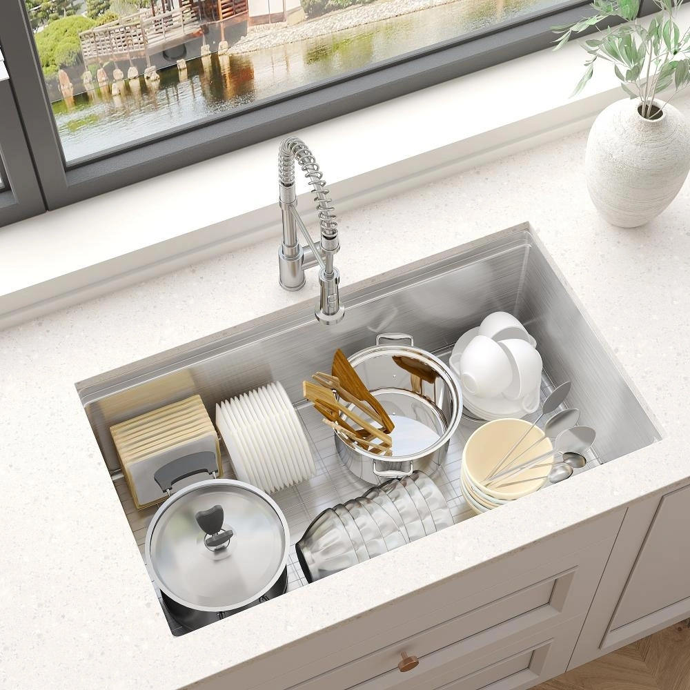 32x19 Meiao CUPC Workstation Sink