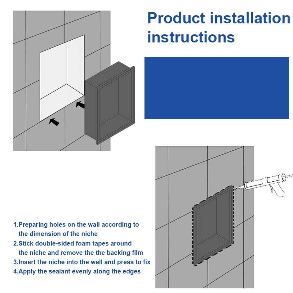 Recessed Shower Shelf